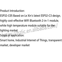 ESP32-C3 Loxin WIFI + modul ESP32-C05 Bluetooth tahan suhu tinggi kompatibel dengan ESP32-C3-C05 Graffiti CB2L
