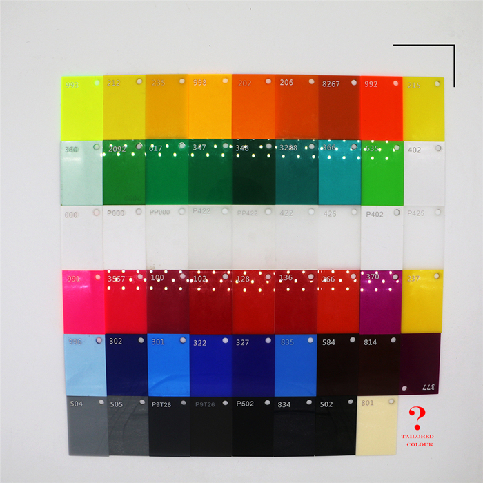 Advertising Materials ABS Double Color Plastic