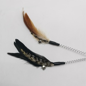 ของเล่นแมว Love Birds แบบขนนกพร้อมที่ข่วนเล็บปรับระดับความสูงได้ สำหรับเล่นแบบอินเทอร์แอคทีฟ - Product Image 3
