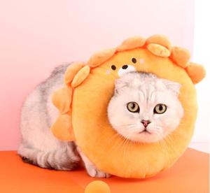 ปลอกคอสัตว์เลี้ยงผ้านุ่มลายสิงโตและกุ้ง - Product Image 6