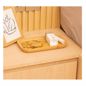 Solid Wood Serving <b>Tray</b> Rectangular Eco Friendly For Coffee <b>Tea</b> Breakfast Dessert Use - Product Image 4