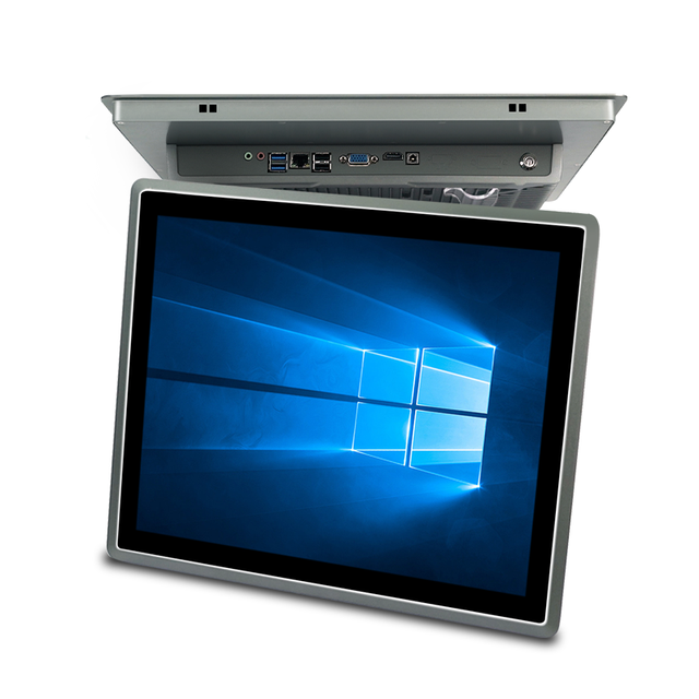 17 Inch Touch Control Industrial Panel PC J6412 All-in-One Computer IP65 Waterproof Stock 4GB/8GB/16GB NVME PCIeX4/SATA SSD