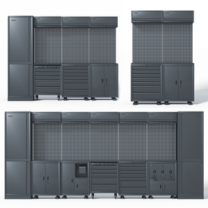 Heavy Duty 500KG Steel Powder Coated Workbench <strong>Pegboard</strong> Modular Garage Tool Cabinet Stainless Steel Countertop CE Certified for - Product Image 5