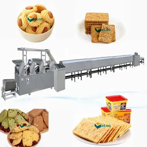 Otomatik PLC tel kesme bisküvi kurabiye yatırma kesici ticari çerez makinesi