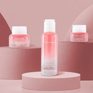 Commercio all'ingrosso OEM personalizzato levigante nutriente cura della pelle crema Toner viso riparazione Set per la cura della pelle per le donne