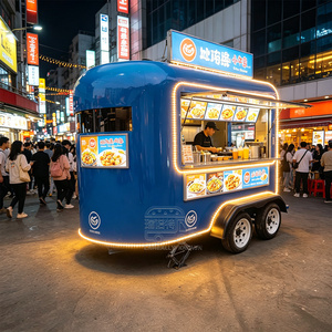 Oem Coffee Commercial Grade Mobile Fully Equipped Food Truck Stainless Steel <b>Concession</b> <b>Trailer</b> With Full Kitchen - Product Image 5