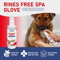 Spray cicatrisant pour animaux de compagnie pour chien et chat, aide à la cicatrisation et réparation de la peau, soulage les rougeurs, la sécheresse, les démangeaisons, les abrasions et les irritations cutanées chez le chien.