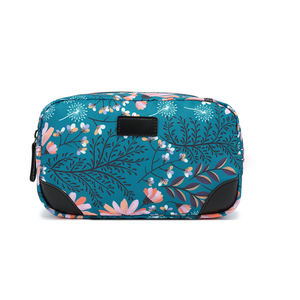 Nachhaltige, umweltfreundliche Kosmetiktasche aus 100 % recyceltem Material mit individuellem Gold-Leoparden-Druck vom Hersteller - Product Image 5