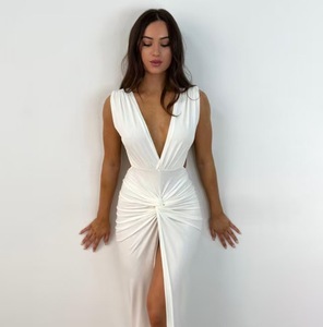 Abito <span class=keywords><strong>da</strong></span> sera <span class=keywords><strong>da</strong></span> donna con scollo a V a vita alta e Sexy per abiti <span class=keywords><strong>da</strong></span> ballo - Product Image 4