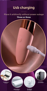 Vibrador de Punto <span class=keywords><strong>G</strong></span> con Tres Cabezas de Silicona, 7 Modos de Vibración Potentes, Motor Dual, Recargable por USB - Vibrador Anal y de Pezones para Mujeres - Product Image 3