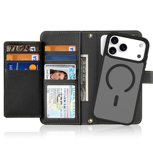 <span class=keywords><strong>DUX</strong></span> per iPhone 18 Pro Max / 17 16 15 Pro Max Custodia Serie Lawa con Portafoglio Staccabile TPU+PC Ricarica Magnetica Antiurto - Product Image 1