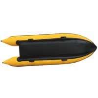 Goethe — bateau gonflable en PVC GTK370, Kayak de pêche, bon marché, avec pagaie, siège de bateau en aluminium, 12 pieds