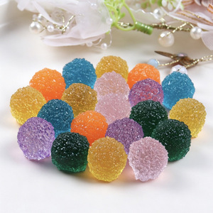 Perlas de Azúcar de Simulación, Resina, Relleno para Slime DIY, Decoración para Fundas de Teléfono, Pegamento en Crema, Cabujones, 10 Colores - Product Image 3