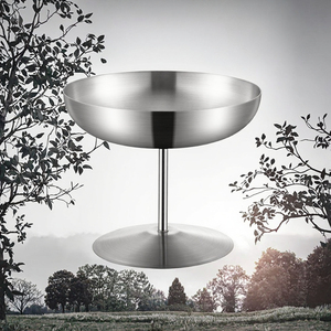 Multi-function 304 Stainless Steel Modern High-quality Dessert Ice Cream Cups Wine <b>Goblets</b> Breakfast Fruit Bowl 150/250ml - Product Image 3