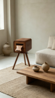 Huanyji – Support d'imprimante pour borne photo en bois, connectivité Bluetooth/USB/HDMI, impression instantanée, capacité 15 personnes, robuste