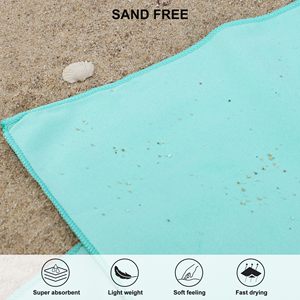 Serviette de sport en microfibre pour adultes, blanche, 30x100cm, douce, respirante, séchage rapide, avec effet rafraîchissant instantané et impression de logo personnalisée - Product Image 3
