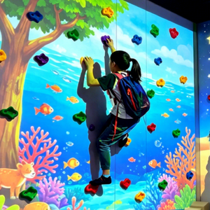 Système de jeu de projection murale d'escalade pour enfants avec suivi par caméra pour les centres de jeux, les écoles et les musées - Product Image 1