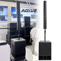Sistema de sonido profesional La445, altavoz de columna tipo array para DJ, sistema activo PA con subwoofer de 15 pulgadas para DJ