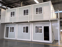 Maison conteneur modulaire 20 pieds 40 pieds, préfabriquée en kit, assemblage rapide, pour dortoir, bureau, gîte