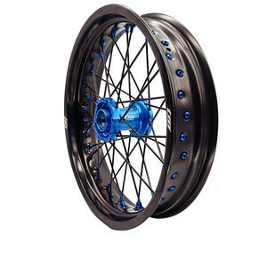 <span class=keywords><strong>WR</strong></span> YZ <span class=keywords><strong>125</strong></span> 250 450 Cc Jantes Noires Moyeu Bleu Hors Route Moto Motard <span class=keywords><strong>Supermoto</strong></span> Roues pour YAMAHA - Product Image 4
