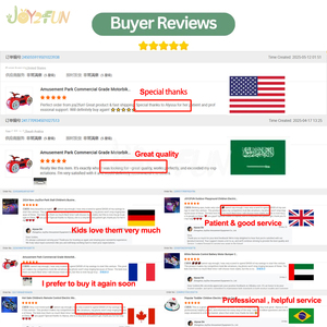 Joy2fun điện pin hoạt động bội thu xe ô tô trong nhà sáng ánh sáng trung tâm mua sắm vui chơi giải trí công viên Rides cho trẻ em và người lớn - Product Image 4