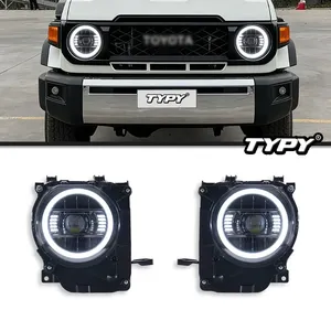Kit de modification de phares TYPY 2024 pour LC76, style G, avec lentilles LED et feux de jour 12V, neuf - Product Image 1