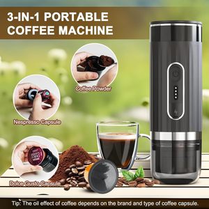 Máquina de Café Espresso Automática Portátil Profesional Mini para Automóvil, con 15 Bares de Presión, para Uso en Hoteles y Hogares - Product Image 4