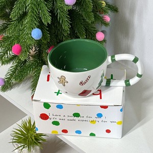 Mug en céramique de Noël créatif et mignon de haute qualité, mug à café avec poignée, vente chaude - Product Image 3