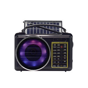 Nouvelle version Meilleure réception Portable <span class=keywords><strong>Radio</strong></span> solaire à ondes courtes AM FM <span class=keywords><strong>Transistor</strong></span> <span class=keywords><strong>Radio</strong></span> TWS BT Haut-parleur avec lumière musicale RVB pour la maison - Product Image 1