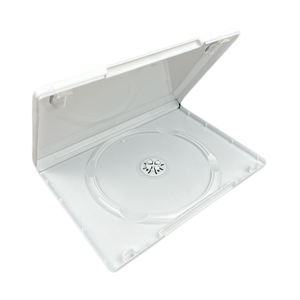 High Quality 14mm Thick CD DVD Box <b>Plastic</b> Shell for <b>Disc</b> Storage Insert Cover Design Lightweight Portable Home Car Use - Product Image 1