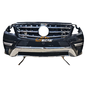 Pour Mercedes ML W166 ensemble de pare-chocs avant avec radiateur et phares produit de pare-chocs de <span class=keywords><strong>voiture</strong></span> GLE W166 GLS W166 - Product Image 1