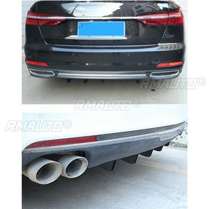 Para Audi A6L: Accesorios para coche, protector de parachoques trasero, difusor, alerón, cubierta protectora, kit de carrocería. - Product Image 3