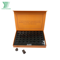 Boîtes cadeaux de chocolat de mariage vides personnalisées boîtes d'emballage de chocolat en papier magnétique avec diviseur