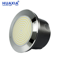 Lumière de piscine HUAXIA 18W en acier inoxydable 316, RGB, IP68, étanche, éclairage de piscine encastré, lampe sous-marine