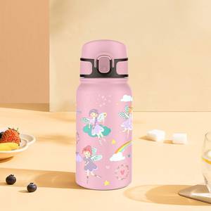 Eco-friendly Custom 350ml New Design Style Insulated Stainless Steel Water <b>Bottle</b> With Straw - Product Image 6