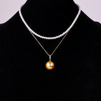 Collier pendentif en perles d'imitation de haute qualité, hypoallergénique, sans nickel, minimaliste, à porter au quotidien, cadeau