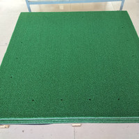 Tapis d'entraînement de golf simulateur 3D Air Flex Layer - Utilisation en extérieur sur une piste de golf - 1500x1500mm - 35mm d'épaisseur