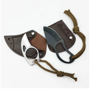 سكين صغير للبقاء على قيد الحياة في التخييم الخارجي أداة متعددة الوظائف PU EDC سكين صغيرة بدون سكين - Product Image 5