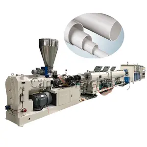 Pvc/UPVC פלסטיק צינור ביצוע מכונת חשמלי pvc צינור מכונה Extruding ייצור מכונה למכירה