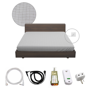 10% <strong>Silver</strong> EMF Reducing <strong>Bedding</strong> Earthing Sheet EMP Protection Improve Sleep Earthing Mat Bed EMF Reducing <strong>Bedding</strong> - Product Image 6