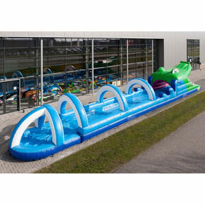 เกมสไลเดอร์เป่าลมแบบมืออาชีพสำหรับวันกีฬาและกิจกรรมสร้างทีม รูปแบบจระเข้ - Product Image 5