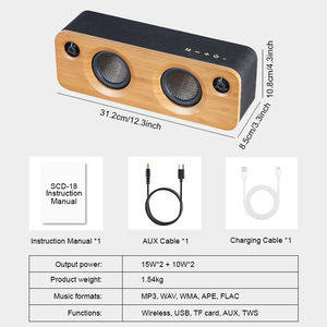 Độ nét cao âm thanh hệ thống âm thanh với đa trình điều khiển cho pha lê sinh sản rõ ràng 2.1 tre Loa - Product Image 5