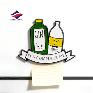 แม่เหล็กติดตู้เย็นโลหะส่วนตัว Longzhiyu 20 ปี แม่เหล็กติดตู้เย็นโลโก้ของคุณเอง สติ๊กเกอร์ติดตู้เย็น แม่เหล็กติดตู้เย็นเคลือบอ่อนลายราเมน - Product Image 6