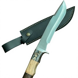 Nouveauté : Couteaux Bowie Drop Point en Acier Damas de Haute Qualité, Personnalisables pour le Camping et la Chasse (OEM) - Product Image 1