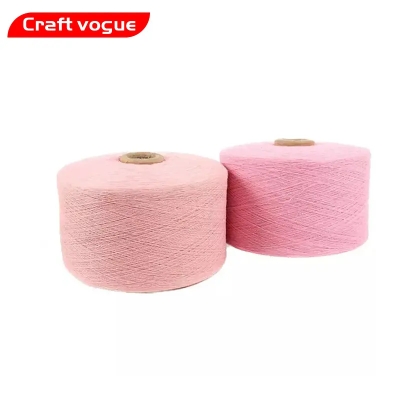 manufacturers dyed bleach white raw material knitting 100% 30s 20s recycled cotton yarn t-shirt yarn for weaving