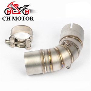 Collecteur d'échappement intermédiaire en acier inoxydable pour moto HONDA CB1000R <span class=keywords><strong>CB</strong></span> <span class=keywords><strong>1000</strong></span> R <span class=keywords><strong>2009</strong></span> - 2018 - Product Image 1