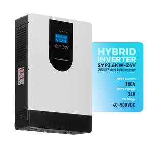 24vda हाइब्रिड सौर इन्वर्टर 3.6kw शुद्ध साइन वेव सिंगल फेज पावर इनवर्टर हाइब्रिड सोलर सिस्टम के लिए 60 हर्ट्ज - Product Image 1
