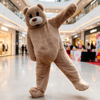 Mascot Factory Vente en gros Grand costume de mascotte ours en peluche dansant pour Promotions, Carnavals, Fêtes, Noël, Cosplay
