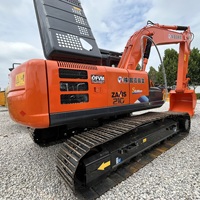 Excavatrice sur chenilles Hitachi ZX210 d'occasion, modèle 2024, poids opérationnel de 21000 kg, capacité de la benne de 1,0 m³