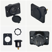 Adaptateur de charge USB double 5V 4.8A pour moto, bus, voiture, avec prise intégrée IP65 pour sièges de train et de wagon